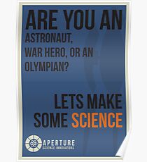 Aperture Science Poster