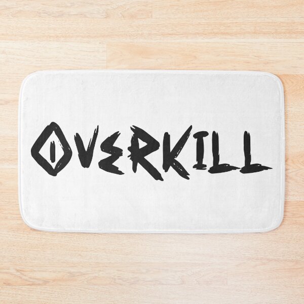 Item preview, Cool Overkill Quote in Cool Brush Font Black Color  designed and sold by RiciPaneto.