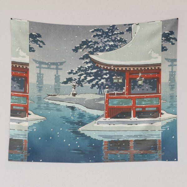 Item preview, Snow at Miyajima by Tsuchiya Koitsu designed and sold by Takeda-art.