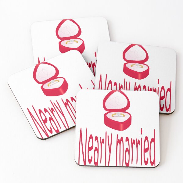 Item preview, ''NEARLY MARRIED'' pre-wedding t-shirt  designed and sold by Soudesign99.