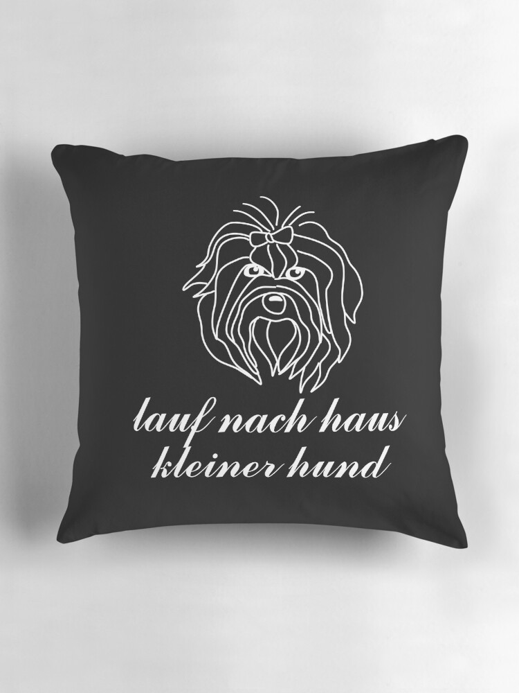 Thumbnail 3 von 4, Kissen, lauf nach haus kleiner hund havaneser designt und verkauft von dog-shirt.