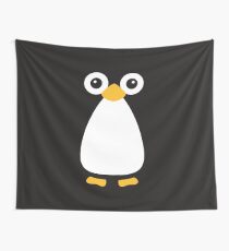 Cute Vector Penguin Wall Tapestry