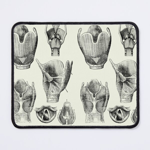 Item preview, Vintage human anatomy of the larynx  designed and sold by Preslava Genova.