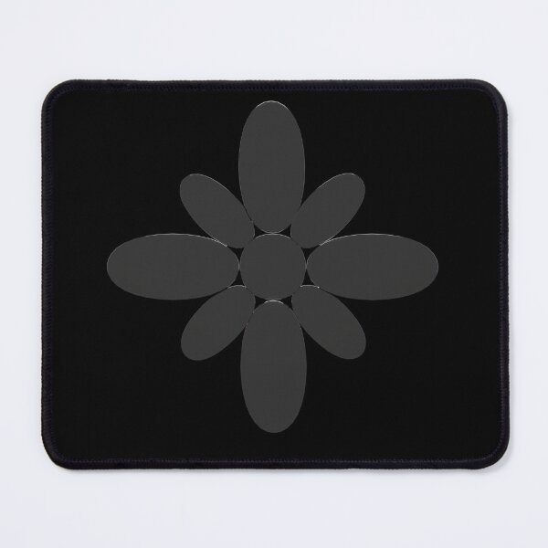 Item preview, Minimalist Abstract Silver Flower designed and sold by Jason123za.