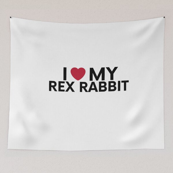Item preview, I love my rex rabbit designed and sold by EChendesign.