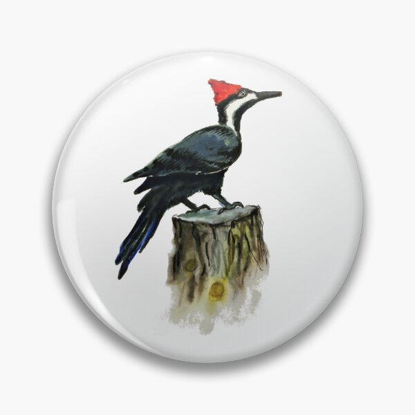 Item preview, Pileated Woodpecker in Watercolor designed and sold by julyperson.