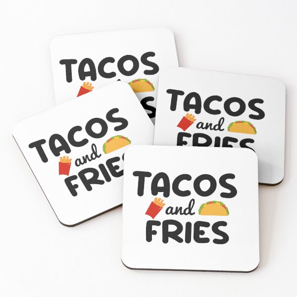Item preview, tacos and fries, Mexican food, Funny tacos saying, french fries potato, love tacos and fries designed and sold by adjamine.