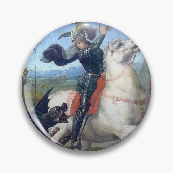 Item preview, St Georges Luttant avec le dragon -  Rapĥael  designed and sold by Vintage Designs +.