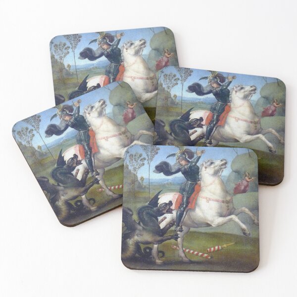 Item preview, St Georges Luttant avec le dragon -  Rapĥael  designed and sold by Vintage Designs +.