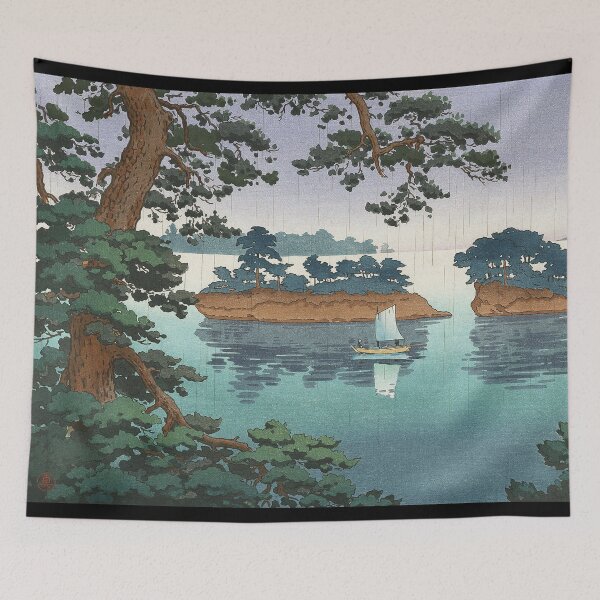 Item preview, Spring Rain at Matsushima by Tsuchiya Koitsu designed and sold by Takeda-art.