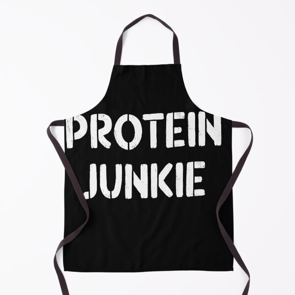 Item preview, Cool Protein Junkie Quote in Cool Stencil Font Style White designed and sold by RiciPaneto.