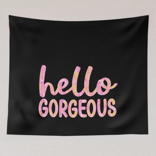 Item preview, Hello Gorgeous 10 - Quote in Script Calligraphy Typography  designed and sold by Cawaiico.