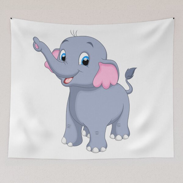 Item preview, Small cute baby elephant designed and sold by trendarmy.