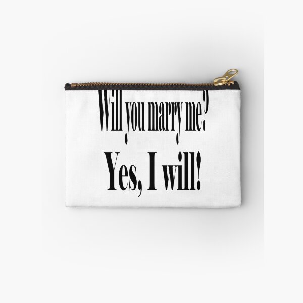 Item preview, '' WILL YOU MARRY ME? YES,I WILL!'' pre-wedding t-shirt  designed and sold by Soudesign99.