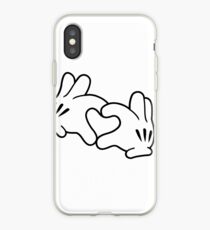 Mickey Heart Hands iPhone Case