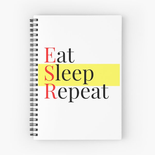 Item preview, Eat Sleep Repeat designed and sold by Made4You-Hub.
