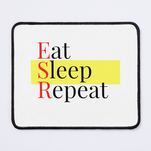 Item preview, Eat Sleep Repeat designed and sold by Made4You-Hub.