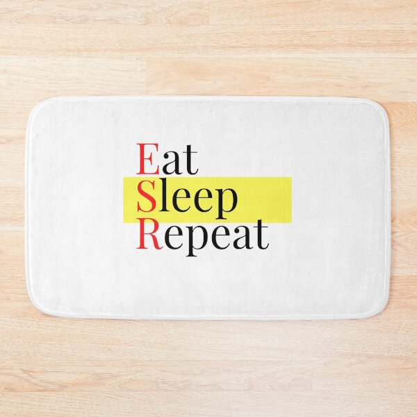 Item preview, Eat Sleep Repeat designed and sold by Made4You-Hub.