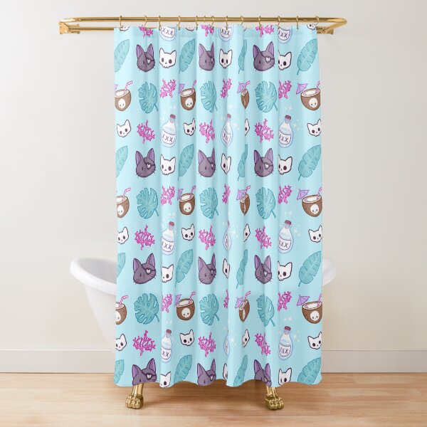 Item preview, Pirate Cat // Turquoise | Nikury designed and sold by nikury.