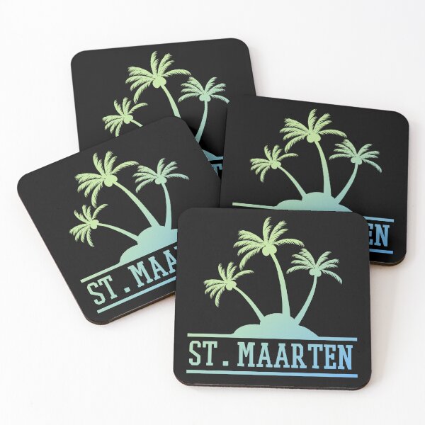 Item preview, St. Maarten Ocean Blue Gradient  | Sint Maarten | Saint Martin | Vacation, holiday trip, Travel gifts designed and sold by Violet Treasures.