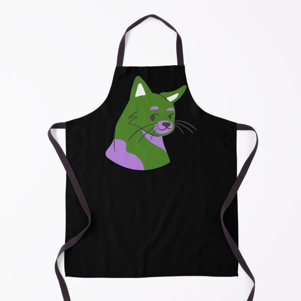 Item preview, Discreet Pride Genderqueer Colors Shy Cat designed and sold by TopplundDesigns.