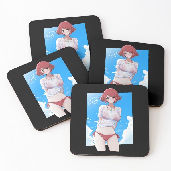 Item preview, Homura Pyra Sexy Xenoblade sexy hentai anime Chronicle 3 Sticker designed and sold by Welve36tea.