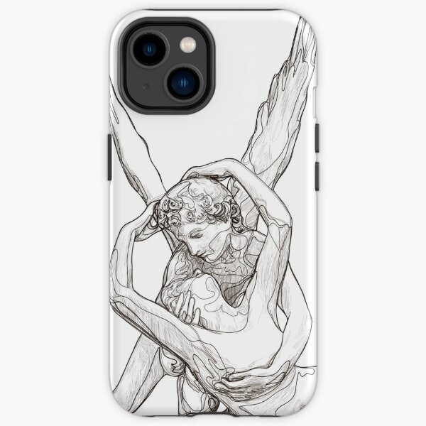 Amor and Psyche drawing iPhone Tough Case