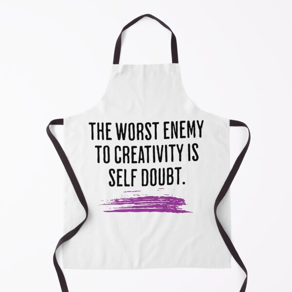 Item preview, To Worst Enemy To Creativity Is Self Doubt - Motivation For Artists designed and sold by AlanPhotoArt.