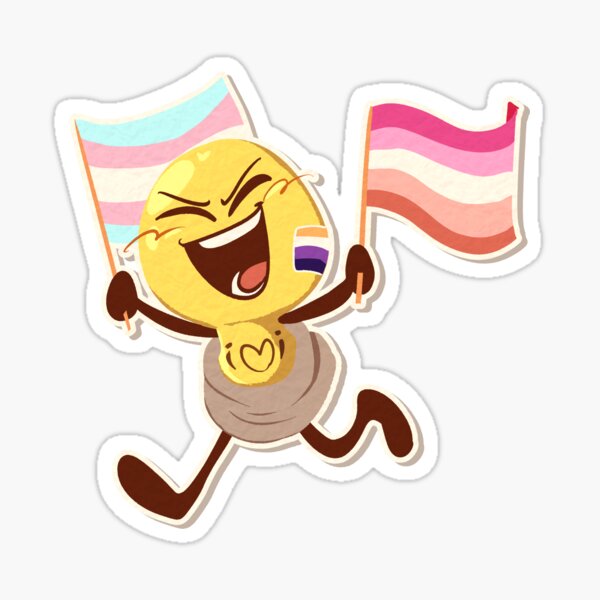 Item preview, lgbtbulb - lightbulb inanimate insanity designed and sold by raiinbowstarz.