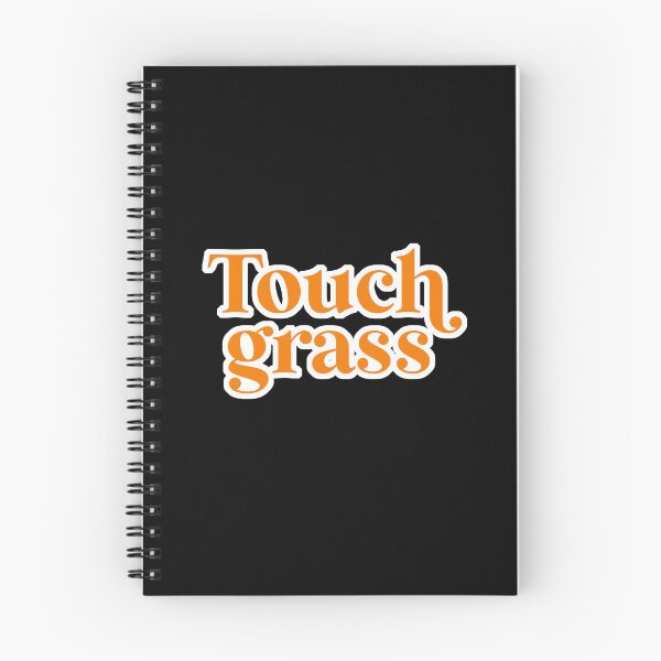 Item preview, Touch grass Orange designed and sold by birchwoodgreen.