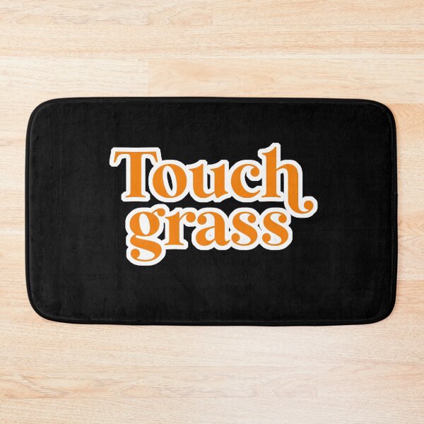 Item preview, Touch grass Orange designed and sold by birchwoodgreen.