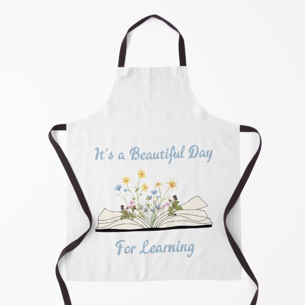 Item preview, It's a beautiful day to learn quotes for teachers | It's a good day to learn quotes for teachers | Inspirational quotes back to school quotes for teachers | flowers growing from book designed and sold by Saffire6.