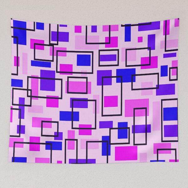 Item preview, Retro Inspired Rectangles designed and sold by TotallyRetroArt.