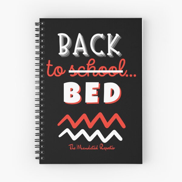 Item preview, Back to Bed - Black and Red designed and sold by TheReporter1.