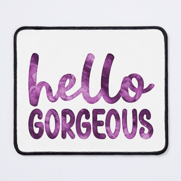 Item preview, Hello Gorgeous 11 - Quote in Script Calligraphy Typography  designed and sold by Cawaiico.