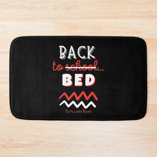 Item preview, Back to Bed - Black and Red designed and sold by TheReporter1.