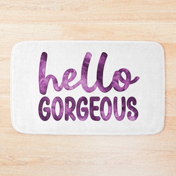 Item preview, Hello Gorgeous 11 - Quote in Script Calligraphy Typography  designed and sold by Cawaiico.