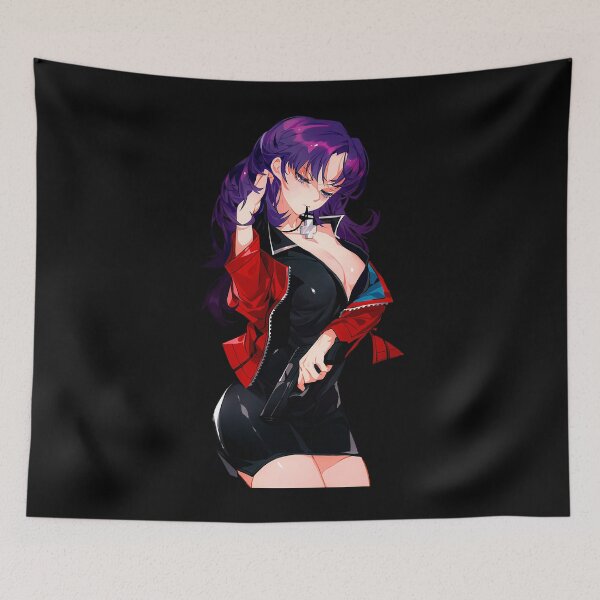 Item preview, Misato Katsuragi sexy hentai anime Sticker designed and sold by Welve36tea.