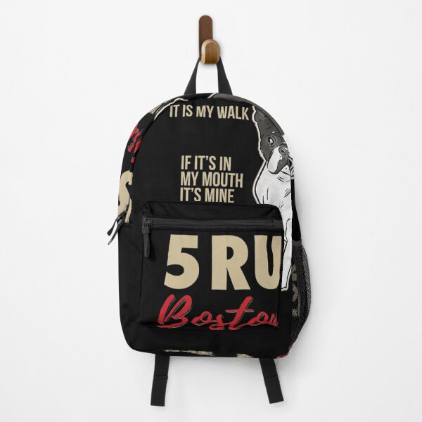 Item preview, 5 RULES BOSTON TERRIERS FUNNY BOSTON TERRIER DOG designed and sold by sobriowslen.