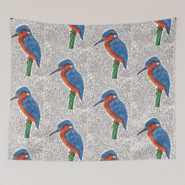 Item preview, Mosaic King Fisher designed and sold by Jane M Lucas.