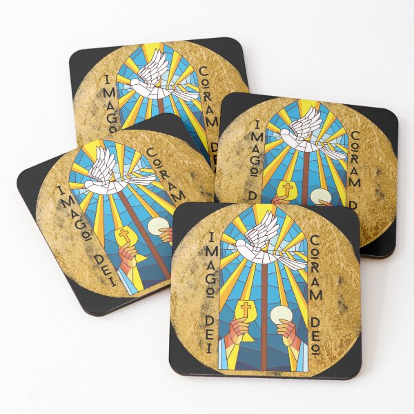 Item preview, Imago Dei Coram Deo Stained Glass Design designed and sold by NonPCTruths.