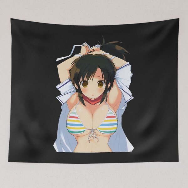 Item preview, Senran Kagura Asuka sexy hentai Anime Sticker designed and sold by cashzkssusan.