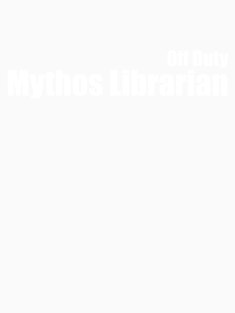 Off Duty Mythos Librarian by GeekNative