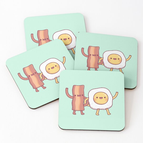 Item preview, Cute Bacon And Egg Best Friends designed and sold by rustydoodle.