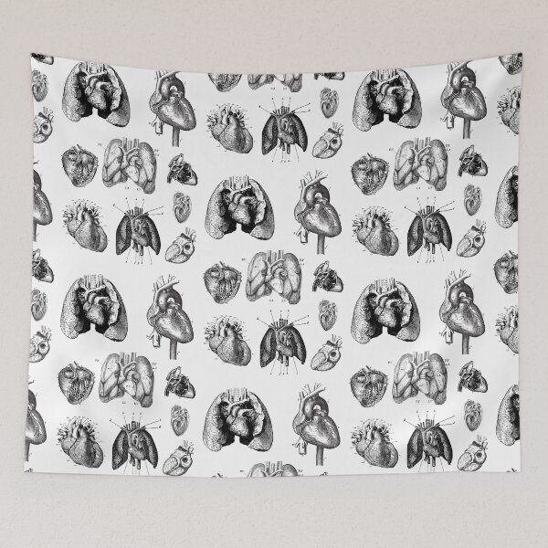 Item preview, Vintage anatomy of the heart  designed and sold by Preslava Genova.