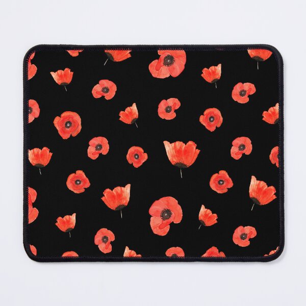 Item preview, Watercolor Papaver Flower Pattern designed and sold by SD-illustration.