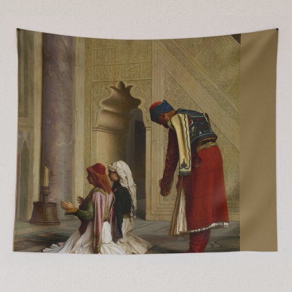 Item preview, Jean Leon Gerome - Young Greeks in the Mosque-Prayer  Mosque  Religion designed and sold by TeeARTHY.