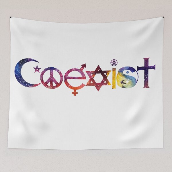 Item preview, COEXIST Space designed and sold by DyadyaYasha.