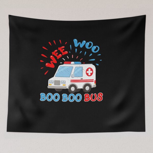 Item preview, WEE WOO BOO BOO BUS AMBULANCE FUNNY EMS EMT PARAMEDIC designed and sold by sobriowslen.