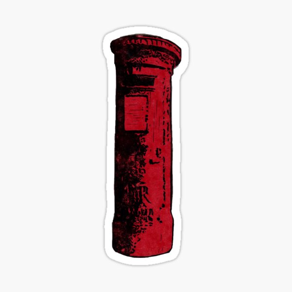 British Postbox Sticker